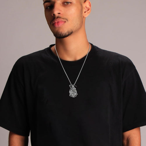 Gothic Reaper Pendant Necklace